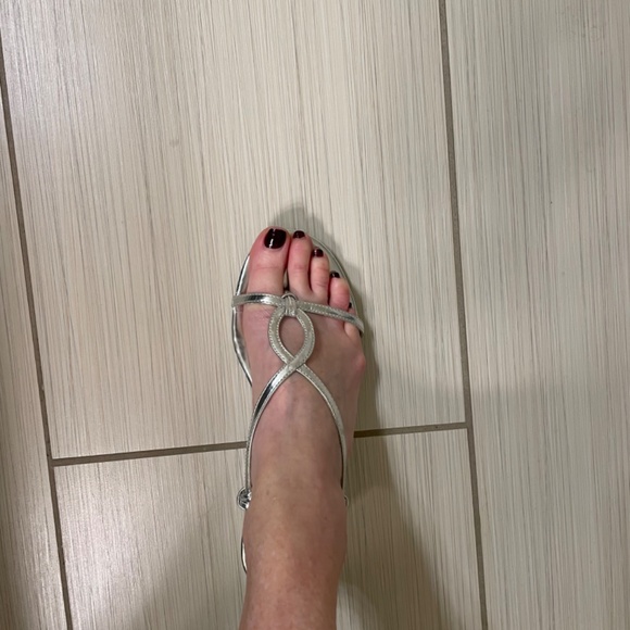 Loft silver color sandal, wedge, size 7 - Picture 7 of 7